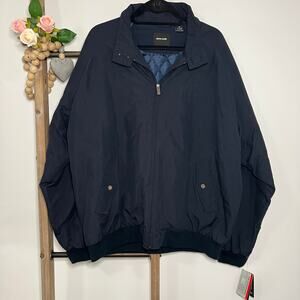 Pierre Cardin NWT Mens Navy Dark Blue Jacket Size X Large